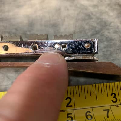 Epiphone Bridge for Hollowbody Bass 60’s-70’s Lyle Univox image 4