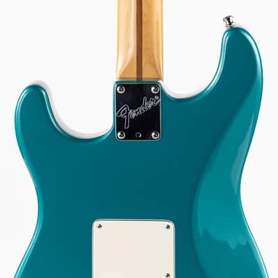 USED 1995 Fender American Standard Limited Edition Stratocaster Electric Guitar - Ocean Turquoise with Matching Headstock image 11