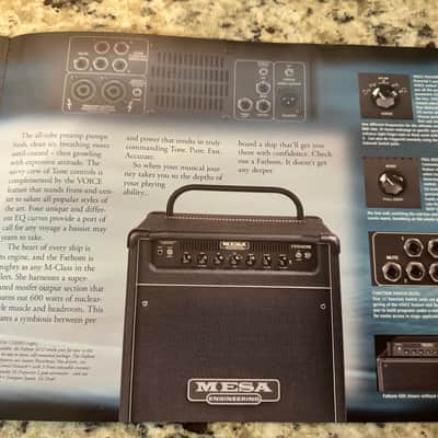Mesa Boogie Fathom Amp Brochure Catalog Combo Head 2008 image 3