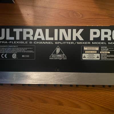 Behringer Ultralink Pro MX882 8-Channel Mixer / Splitter 2010s - Black / Silver image 2