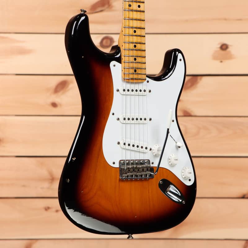 Fender Custom Shop Eric Clapton Signature Stratocaster Journeyman Relic - 2-Color Sunburst - CZ537950 - PLEK'd image 1