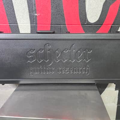 Schecter Demon-6 2014 - 2017 - Aged Black Satin with Hard Case image 20