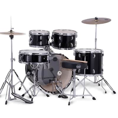 Mapex Comet Series Drum Kit | 5pc | Dark Black | 20" Bass Drum image 2