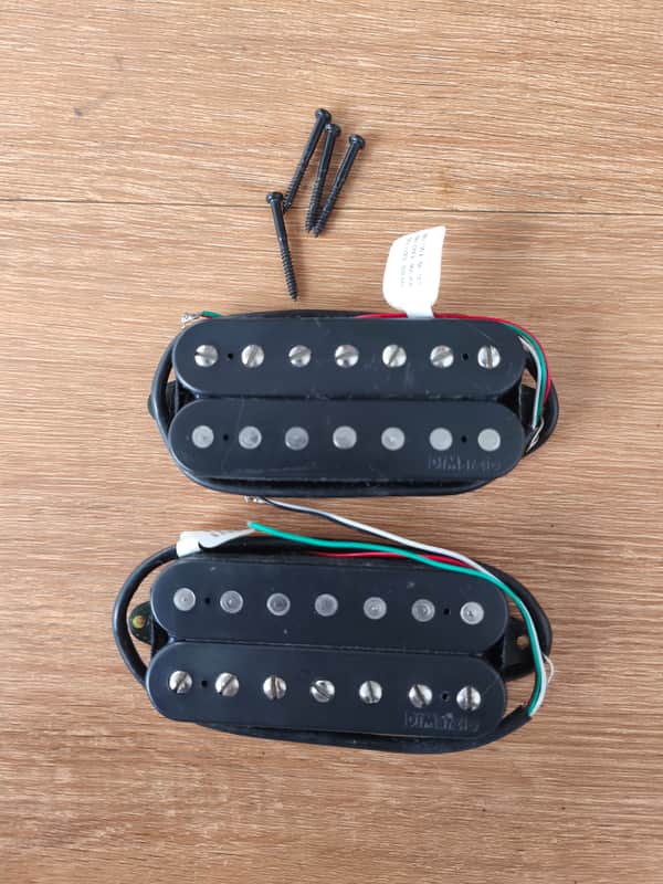 DiMarzio DP759 & IH759 PAF 7 String Set Black image 1
