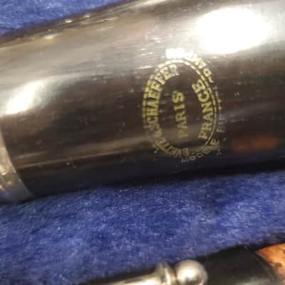 Evette Schaffer Paris France Clarinet   Wood Just Had a Repad / Minor Overhauled image 9