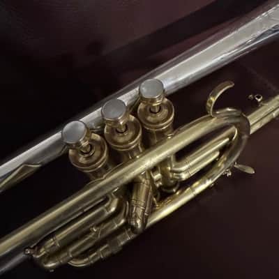 King Silvertone Bb Cornet (1948) SN 288332 (silver plated) (100% new clear lacquer) image 5