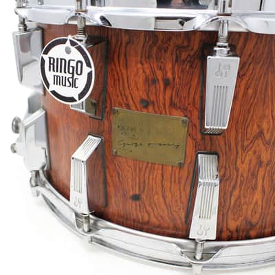 Sonor Signature Horst Link Bubinga 14x8" HLD 580 Vintage Made in Germany - Natural Satin Bubinga image 2