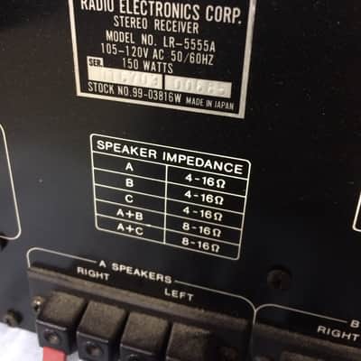 Vintage Lafayette LR 5555-A Stereo AM/Fm Receiver Tuner image 7