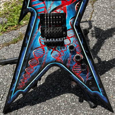 2015 Dean Dimebag Darrell Signature Razorback DB DNA Floyd Rose Dime Pantera image 2