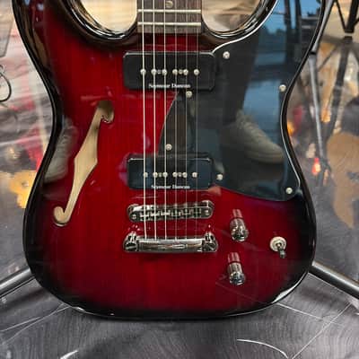 Fender TC-90 Thinline 2004 - 2007 - Black Cherry Burst image 2