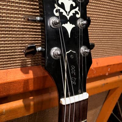Vintage 1980s Yamaha SG200 SG Black Rosewood Set Neck Electric Guitar image 10