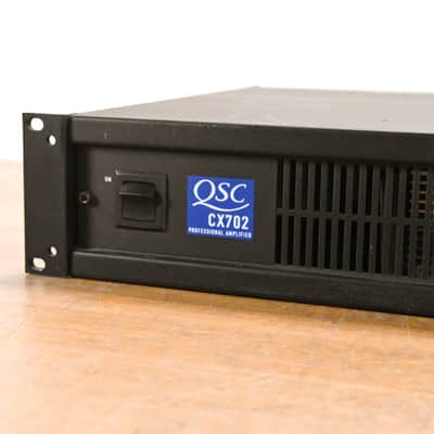 QSC CX702 2-Channel 700W Power Amplifier CG0103B image 4