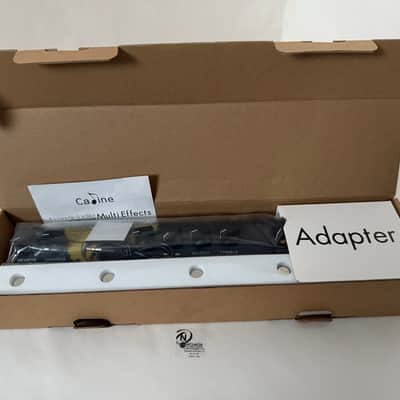 Caline CP 48 Acoustic Guitar Multi Effects Pedal EQ AUX DI Booster 2024 - Black yellow image 7