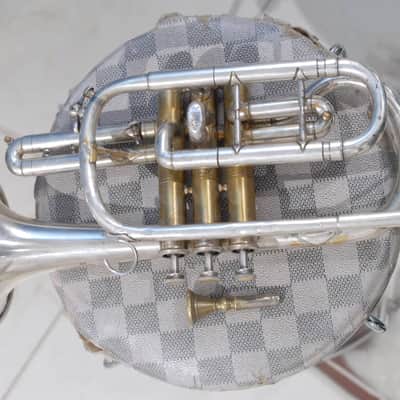 Vintage Henri Selmer Paris Cornet – Made in France – Silver Plated – Fully Functional image 2