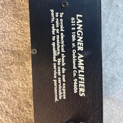 Langner DCP-1 preamp, hand made by Todd Langner; FREE shipping in USA. image 10