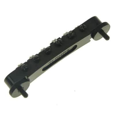 *NEW Roller Saddle BRIDGE M4 Threaded Post for Gibson TuneOMatic Les Paul Black image 2