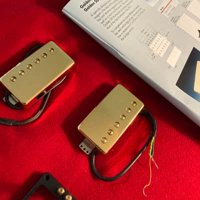 Schaller Golden 50’s Humbucking Pickup set 2004 - Deep Gold Plated image 4