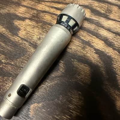 AKG D 1000E Cardioid Dynamic Microphone 1970s - Silver image 2