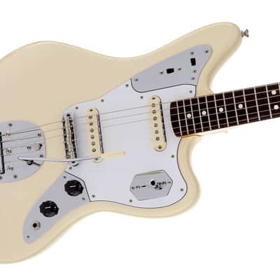 Fender Johnny Marr Jaguar Guitar Olympic White image 3
