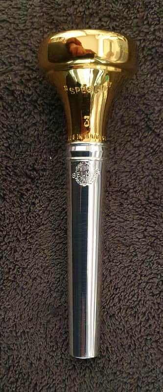 HENRI SELMER PARIS "Special" 3 Double-cup trumpet mouthpiece, PRISTINE! image 1
