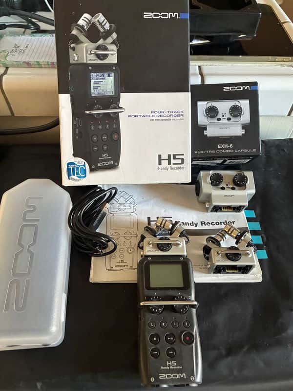 Zoom H5 Handy Recorder 2018 - Black image 1