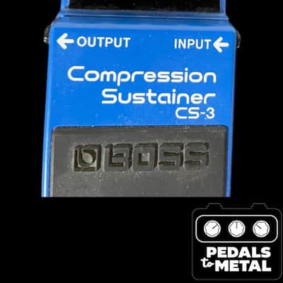 Boss CS-3 Compression Sustainer (Black Label) 1986 - 1992 - Blue - X15953 image 3