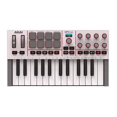 Akai MPK Mini 4 PORTABLE USB KEYBOARD (White) image 2