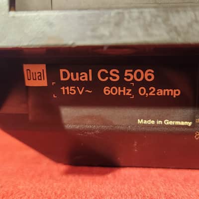 Dual CS506 Belt Drive Turntable Wood w/ Audio Technica AT15Sa Cartridge image 12