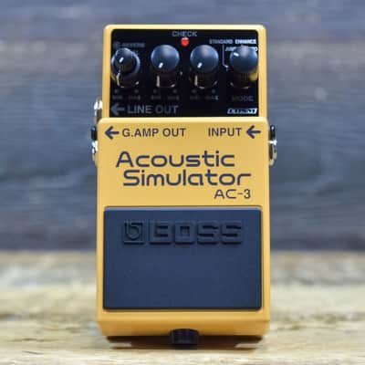 Boss AC-3 Acoustic Simulator Four Simulation Modes Built-In Reverb Effect Pedal image 1