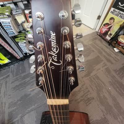 Takamine EF-385 12-String Acoustic-Electric Guitar (Mid-1980s) – Near Mint, Straight Neck, Minor Scratches image 5