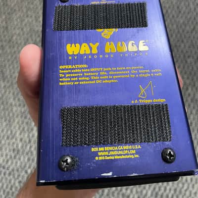 Way Huge WHE601 Blue Hippo Analog Chorus MkII 2015 - 2019 - Blue (With Box and Instructions)(Faded lettering) image 5
