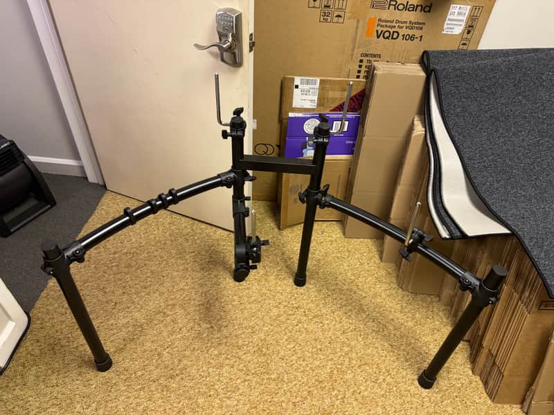 Roland MDS-C V-Drum Rack w/4 L-Rods And Clamps - 071726 image 1