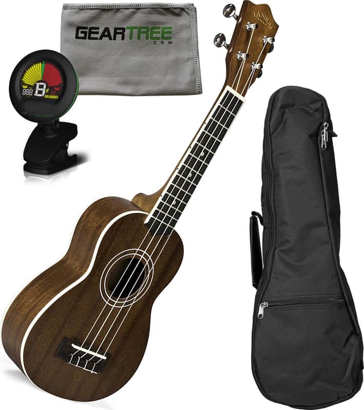 Lanikai MA-S Mahogany Soprano Ukulele w/ Gig Bag, Cloth, and Tuner image 1