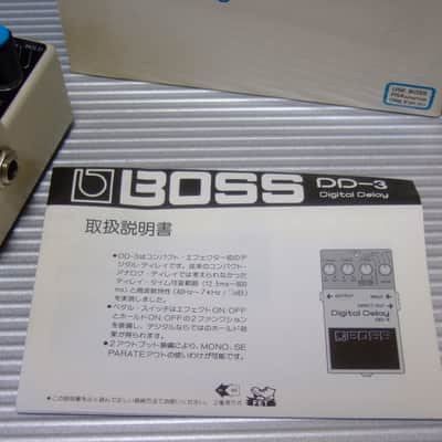 MINT 1987 Long Chip Boss DD-3 Digital Delay w/ Box & Manual MIJ Made in Japan / DD-2 image 6