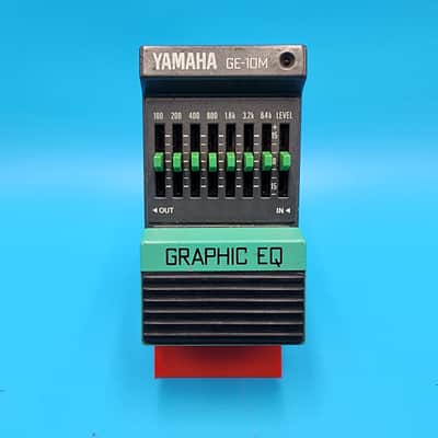 Rare 80s Yamaha GE-10M Graphic Equalizer Guitar Effect Pedal 7