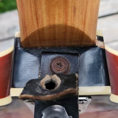 RARE! Teisco Kingston FB2 Violin Bass Sunburst 1967 Japan image 11