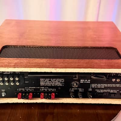🎶✨ Harman Kardon 430 “Twin Powered” Vintage Stereo Receiver w/ NEW Walnut Wood Case — Serviced/Cleaned, LED Dial, Tested & Working image 10