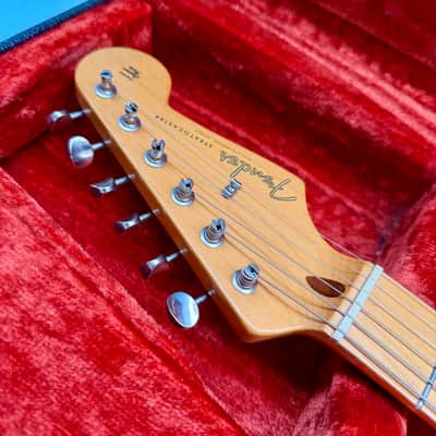 2010 Fender Classic '50s Stratocaster Surf Green w/Fender Black Tolex Hardcase image 9