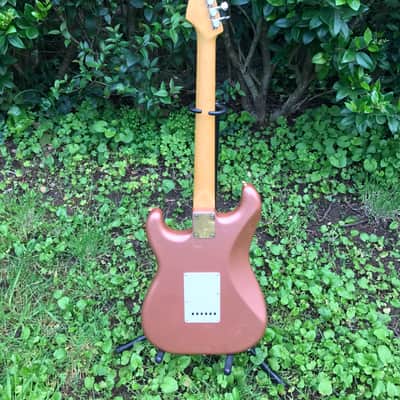 ESP lawsuit strathead 60's stratocaster in Burgundy Mist image 7