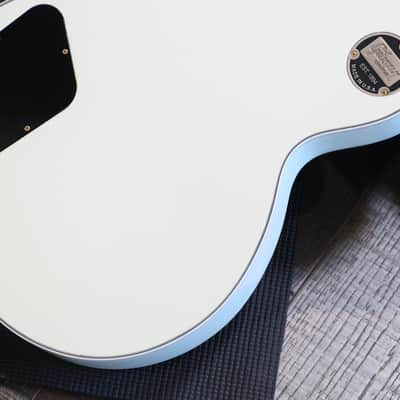 Minty! 2021 Gibson Custom Shop Les Paul Custom Electric Guitar Alpine White + COA OHSC image 16