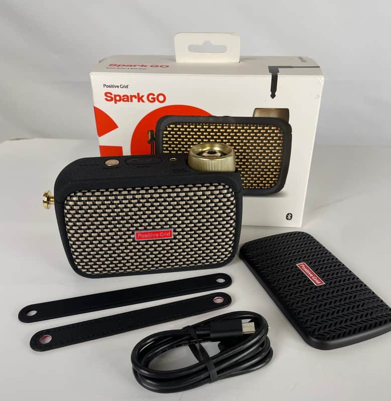 Positive Grid Spark GO Ultra-Portable Guitar Combo Amplifier, 5W, Black image 1