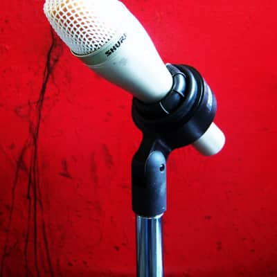 Vintage 1990's Shure SM-63 omni-directional microphone Low Z w mic clip Electro Voice 635A # 3 image 7