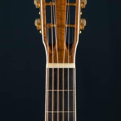 Huss and Dalton 0-SP Parlor 12-Fret Figured Black Walnut and and Bearclaw Sitka Spruce Sunburst Custom NEW image 11