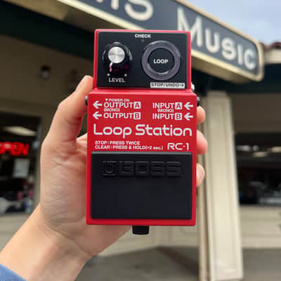 Boss RC-1 Loop Station 2014 - Present - Red image 1