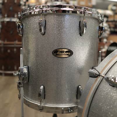 Pearl MMG Masters Maple/Gum 3-Piece Shell Pack 12/14/22 (#360 Silver Sparkle Lacquer) image 5