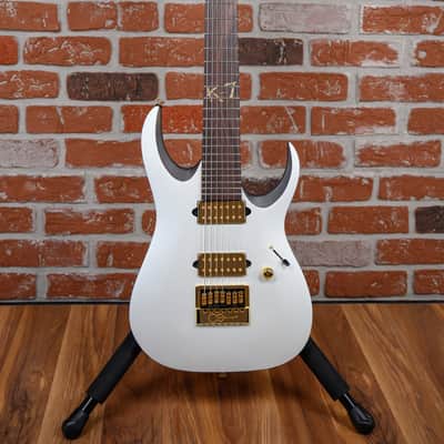 Ibanez K7YANG Brian "Head" Welch Signature Matte White 2025 w/Gigbag image 3