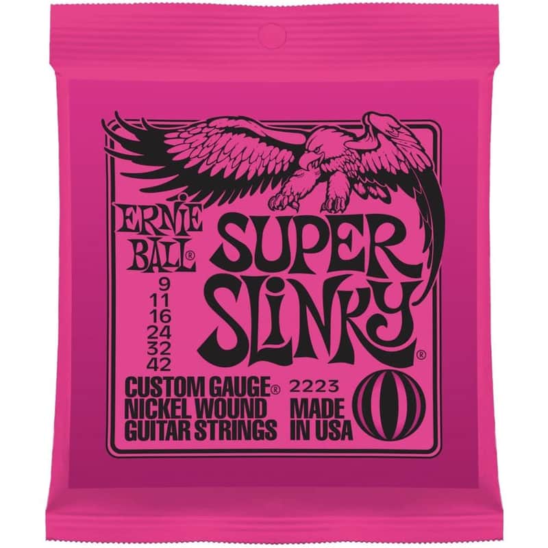 Ernie Ball Slinky Electric Guitar Strings-Super Slinky image 1