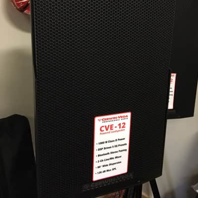 NEW Cerwin Vega CVE-12 Bluetooth Enabled Powered 12in 1000W Speaker image 1