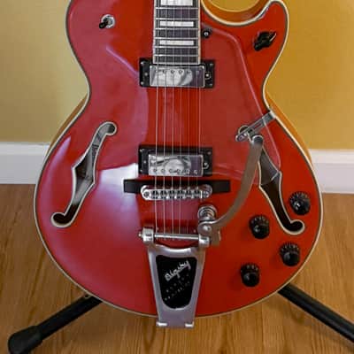Ibanez AGR63T w/ Gibson Mini Humbuckers, USA Bigsby B7, Master Volume, OHSC image 1