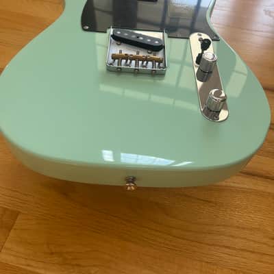 NEW Fender Vintera Modified Telecaster 50s Loaded Body, Surf Green with Custom Shop Tele Pickups, 4-Way Switching, S 1 switch, and Black Pickguard (optional soft case gig bag) image 4